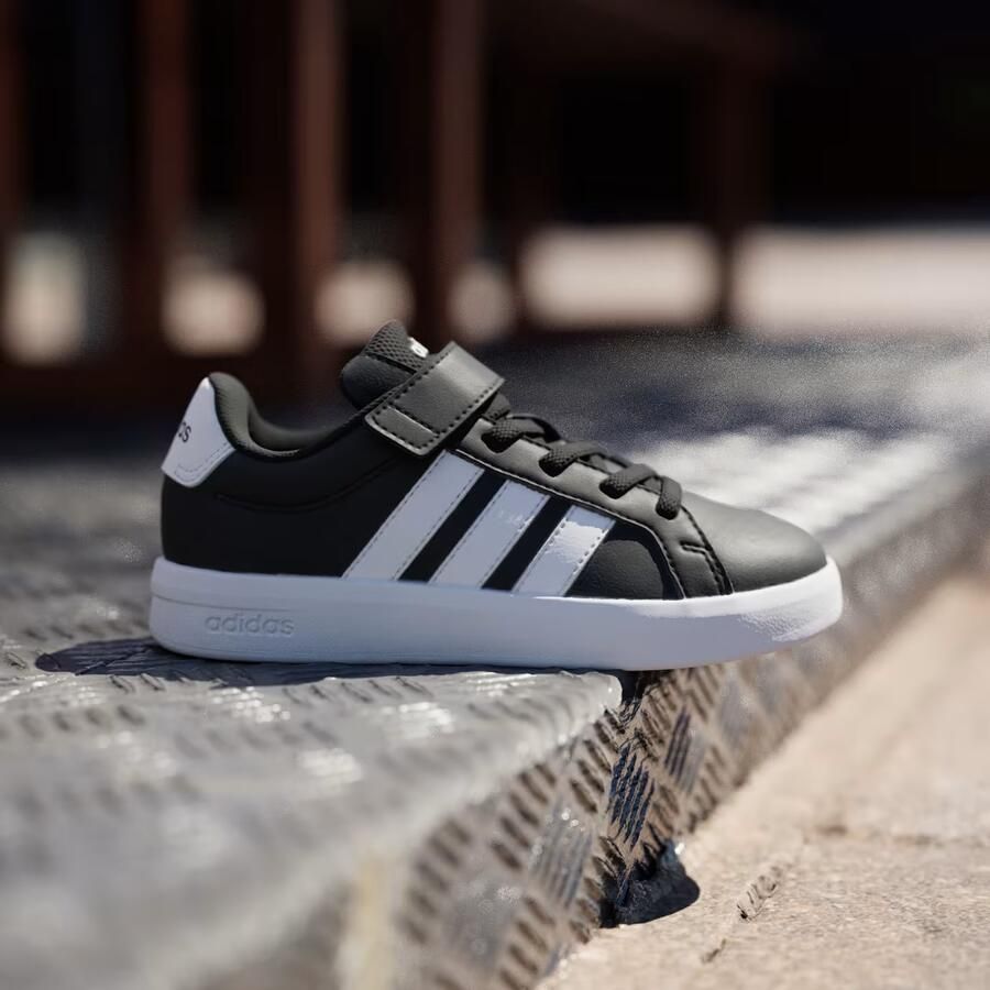 Adidas Sportswear Grand Court 3.0 imitatieleren sneakers zwart wit - Foto 6