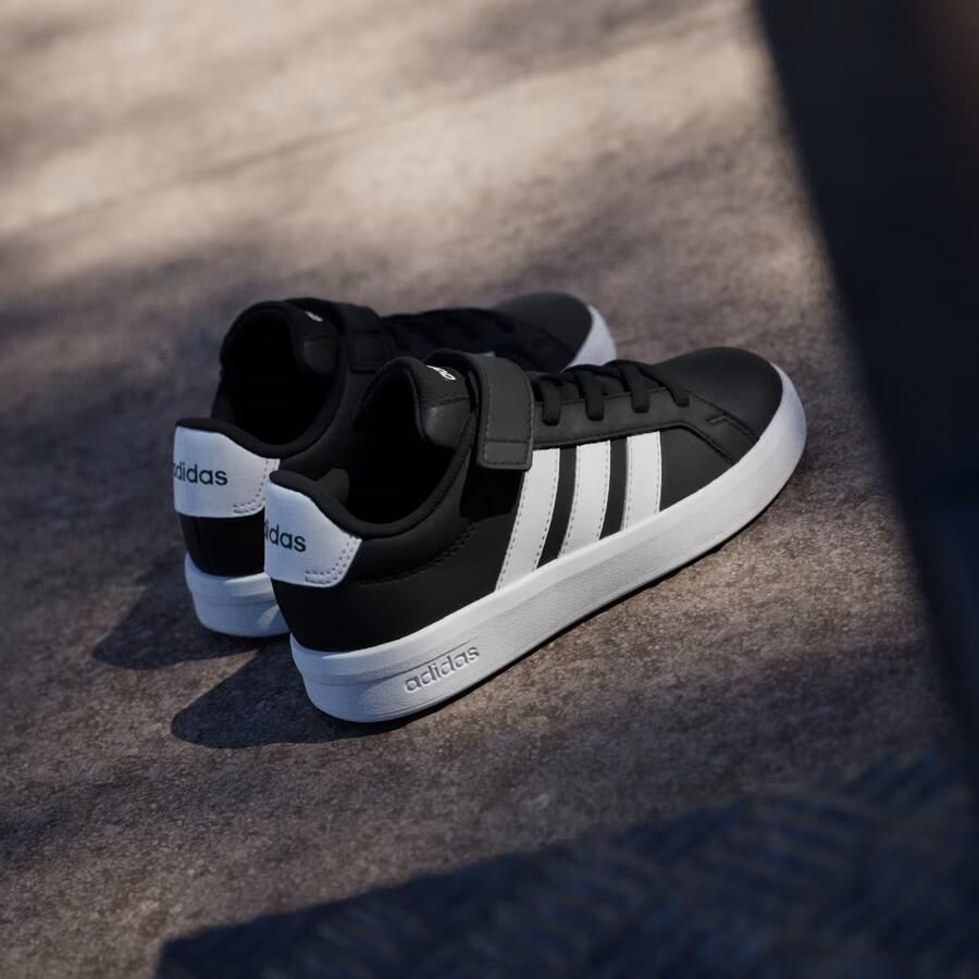 Adidas Sportswear Grand Court 3.0 imitatieleren sneakers zwart wit - Foto 9