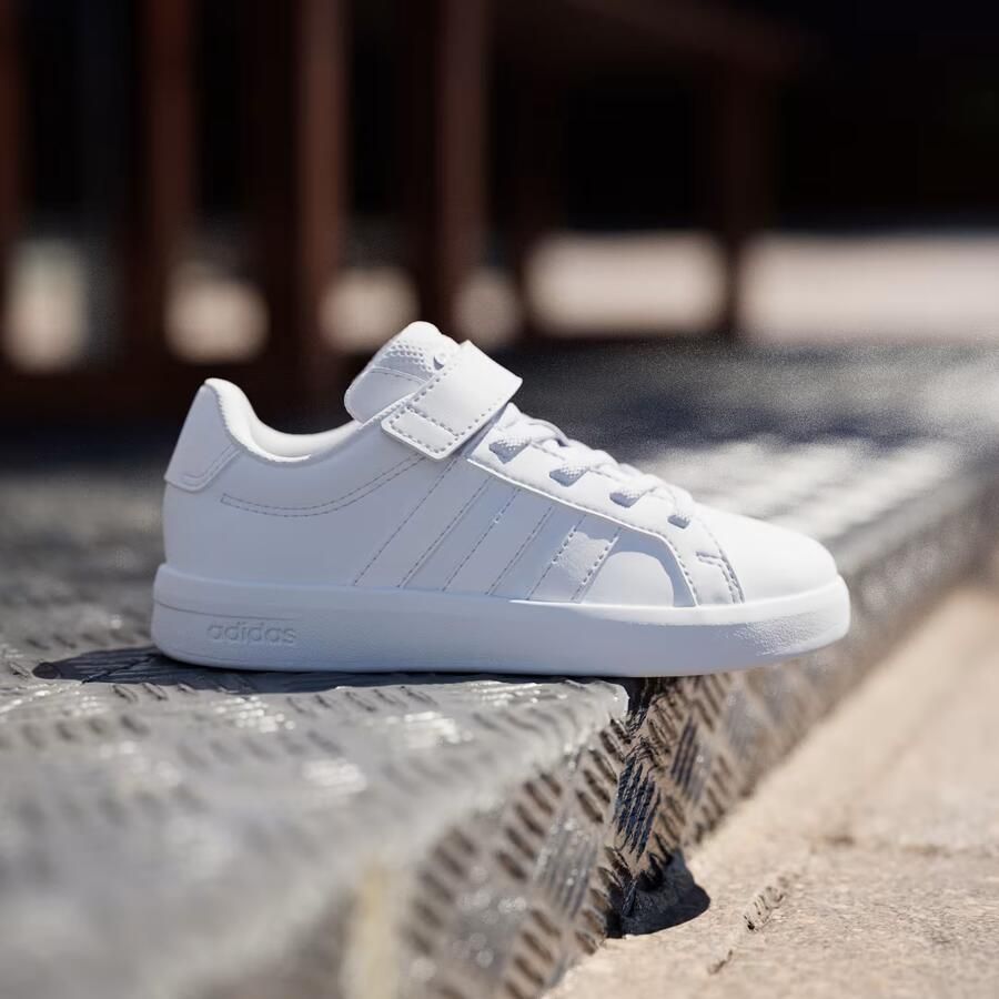 Adidas Grand Court 3.0 Gymnastikskor För Barn Wit 1 2 - Foto 3