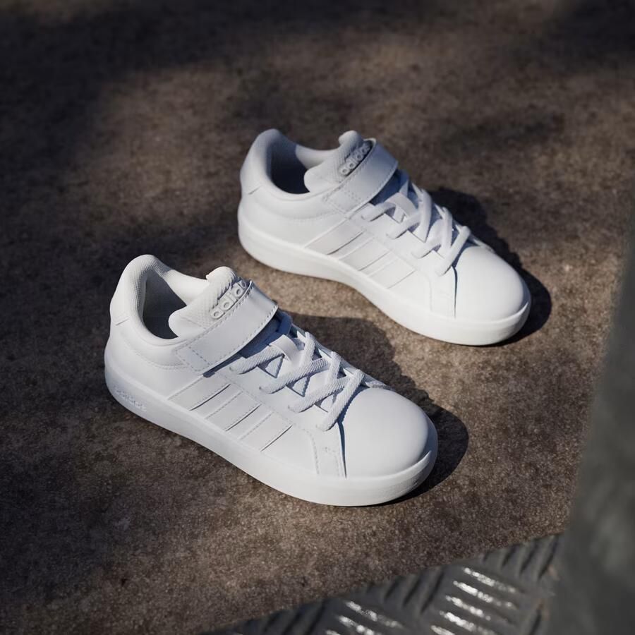Adidas Grand Court 3.0 Gymnastikskor För Barn Wit 1 2 - Foto 5