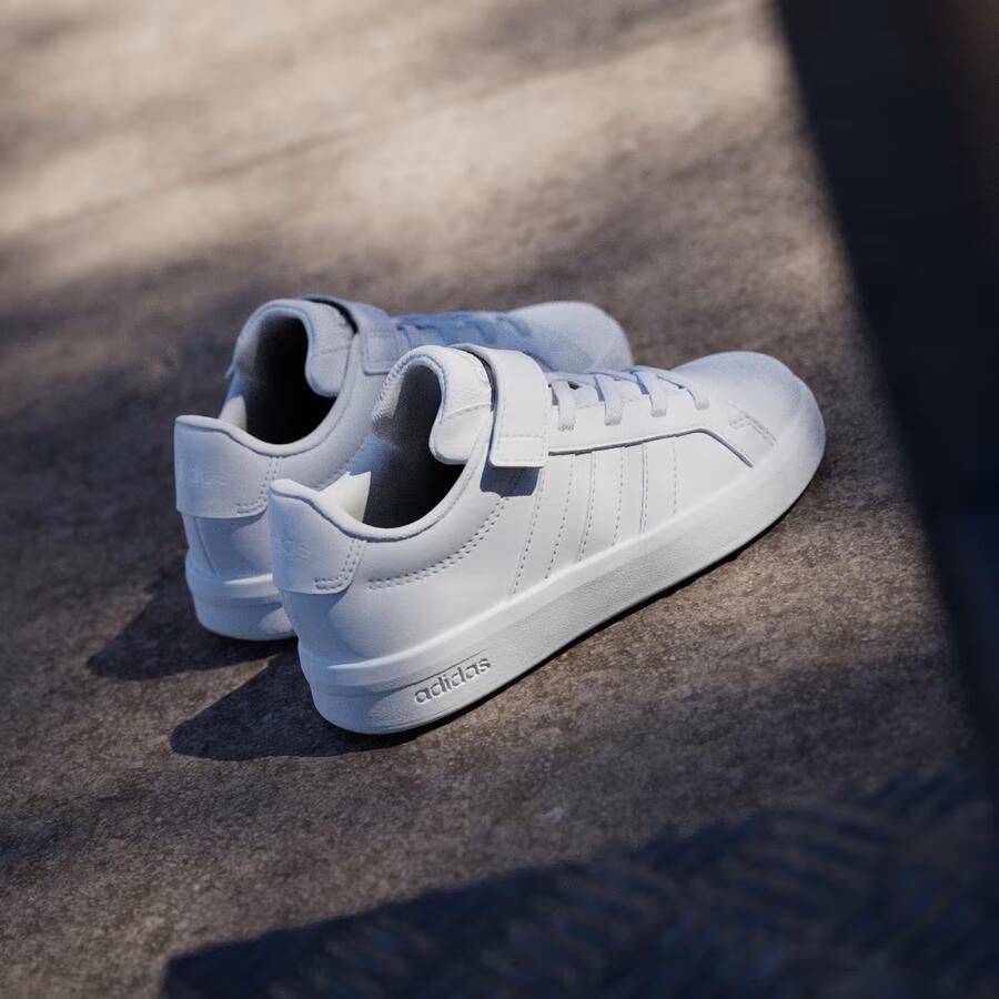 Adidas Grand Court 3.0 Gymnastikskor För Barn Wit 1 2 - Foto 6