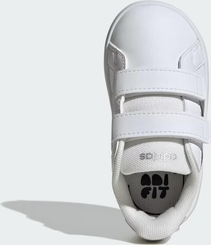 Adidas Sportswear Grand Court 3.0 imitatieleren sneakers wit zilver - Foto 5