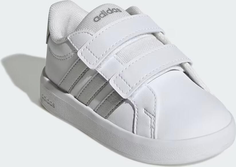 Adidas Sportswear Grand Court 3.0 imitatieleren sneakers wit zilver - Foto 7