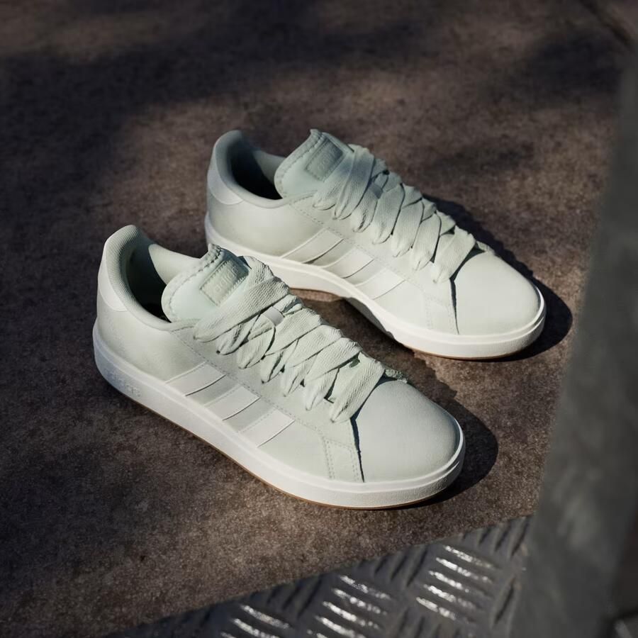Adidas Dames Sneaker Grand Court Base 00 IH1685 Light Green White Gum - Foto 6