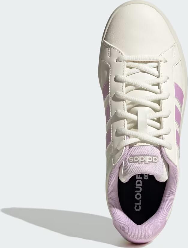 Adidas GRAND COURT BASE 3.0 damessneaker vrijetijdsschoen HQ0087 wit paars - Foto 3