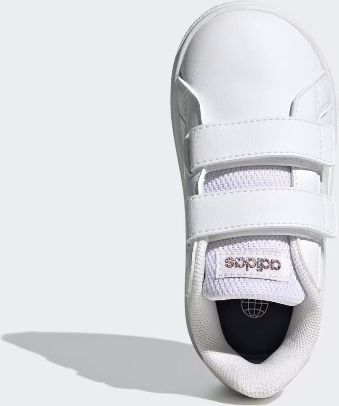 Adidas Grand Court Lifestyle Hook And Loop Babyschoenen Wit Mesh Synthetisch - Foto 11