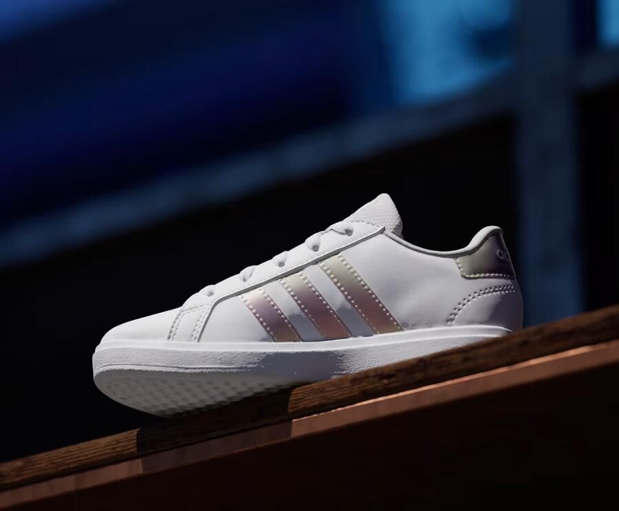 Adidas Sportswear Grand Court 2.0 sneakers wit metallic zilver Imitatieleer 39 1 3 - Foto 20