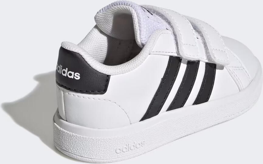 Adidas Sportswear Grand Court 2.0 sneakers wit matzilver Imitatieleer 27 - Foto 12