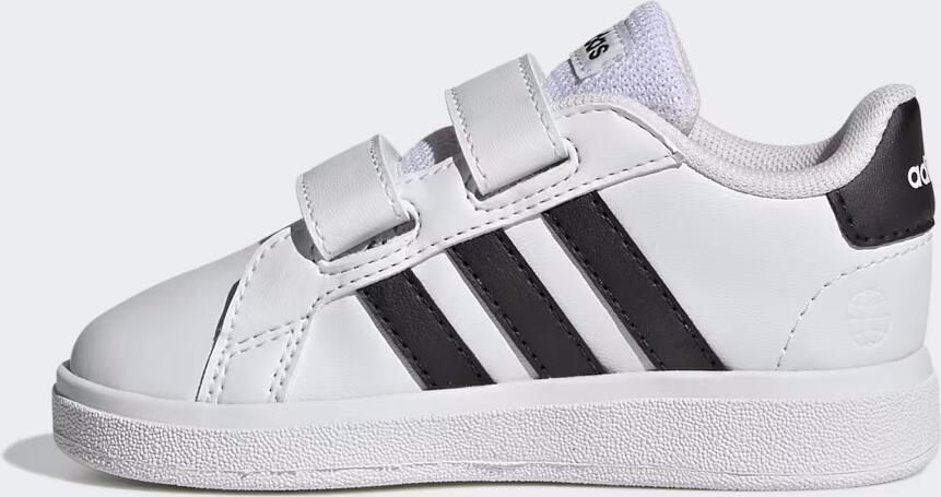 Adidas Sportswear Grand Court 2.0 sneakers wit matzilver Imitatieleer 27 - Foto 13