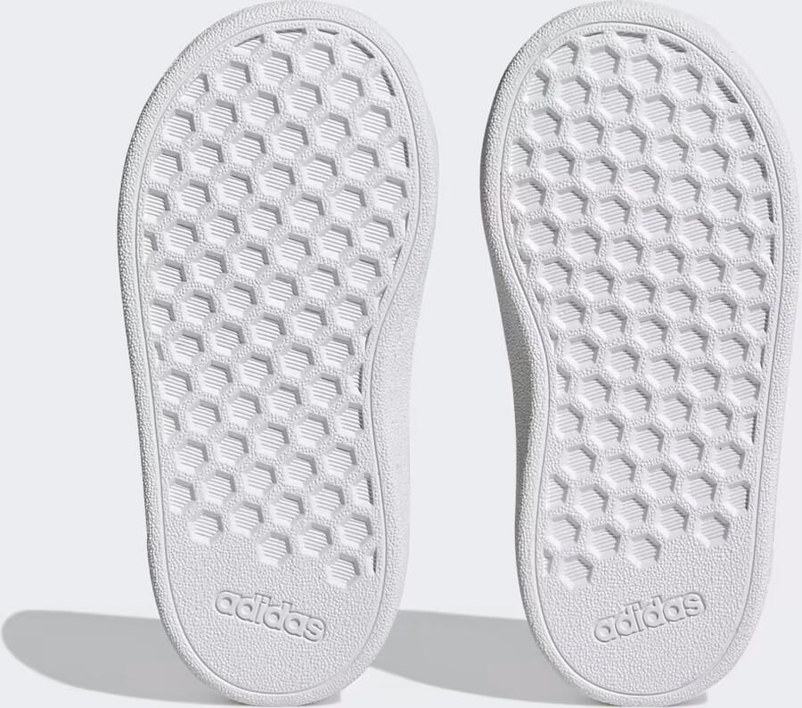 Adidas grand court 2.0 sneakers wit roze kinderen - Foto 6