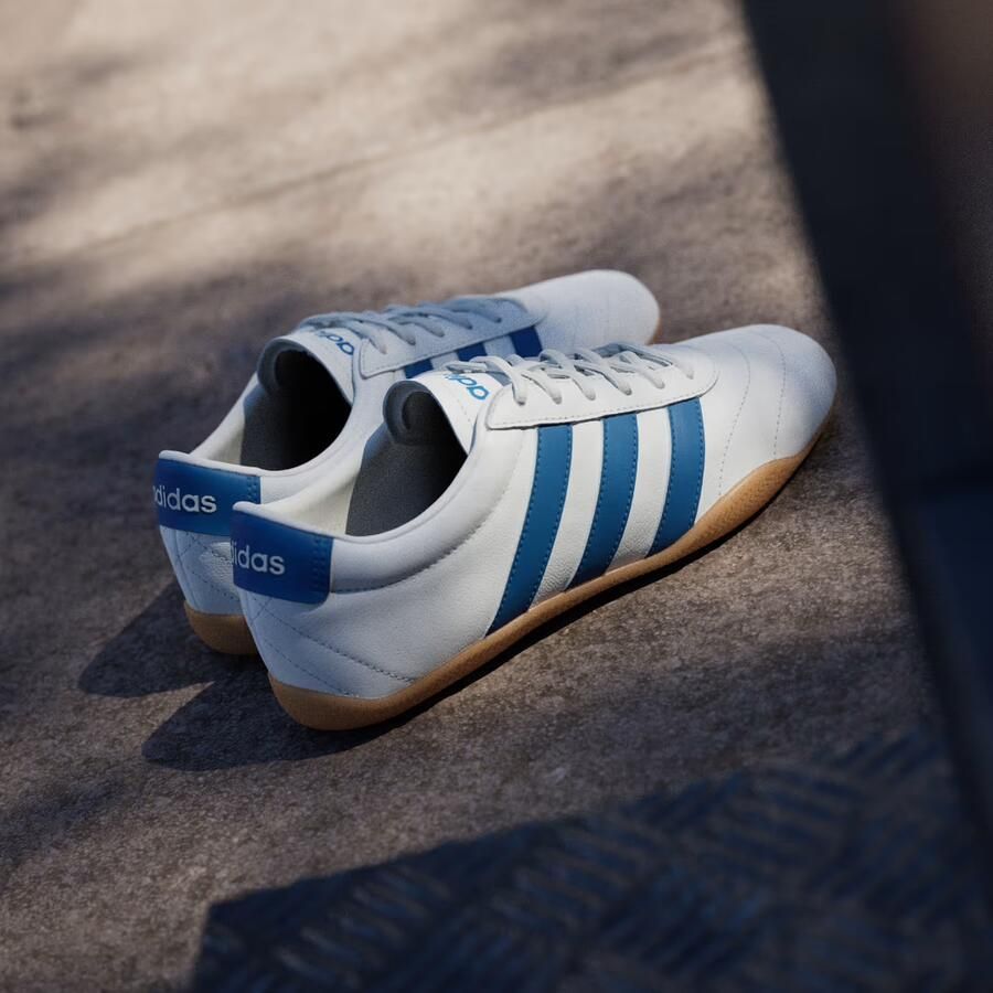 Adidas Sportswear Grand Court Low leren sneakers wit blauw - Foto 9
