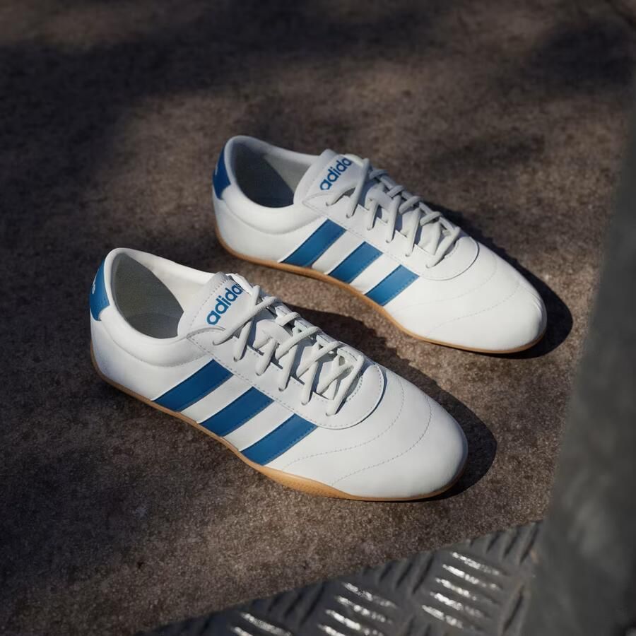 Adidas Sportswear Grand Court Low leren sneakers wit blauw - Foto 8