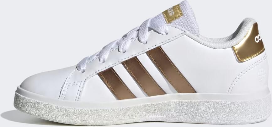 Adidas Sportswear Grand Court 2.0 sneakers wit matgoud Imitatieleer 39 1 3 - Foto 15