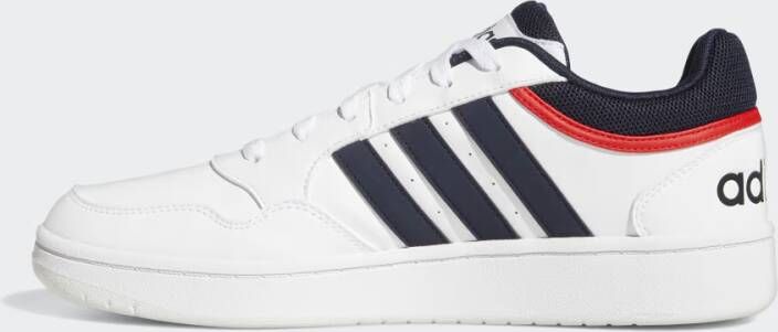 Adidas Sportswear Hoops 3.0 Sneakers Ftwr White Legend Ink Vivid Red - Foto 10