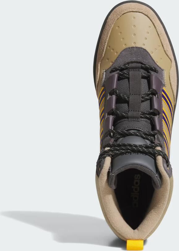 Adidas Unisex Hoops 4.0 Mid Winterized Sneakers Gevoerd JR6704 - Foto 4