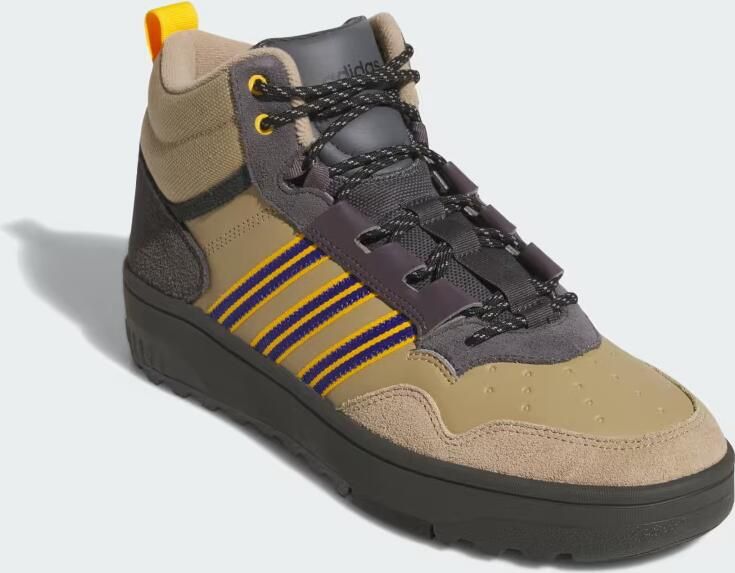 Adidas Unisex Hoops 4.0 Mid Winterized Sneakers Gevoerd JR6704 - Foto 5