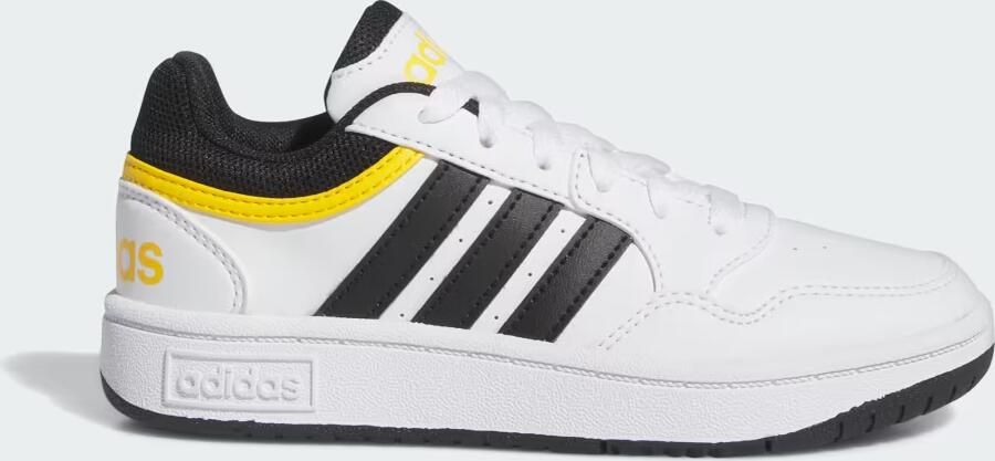 Adidas Sportswear Hoops 3.0 sneakers wit zwart Imitatieleer 36 2 3 - Foto 4