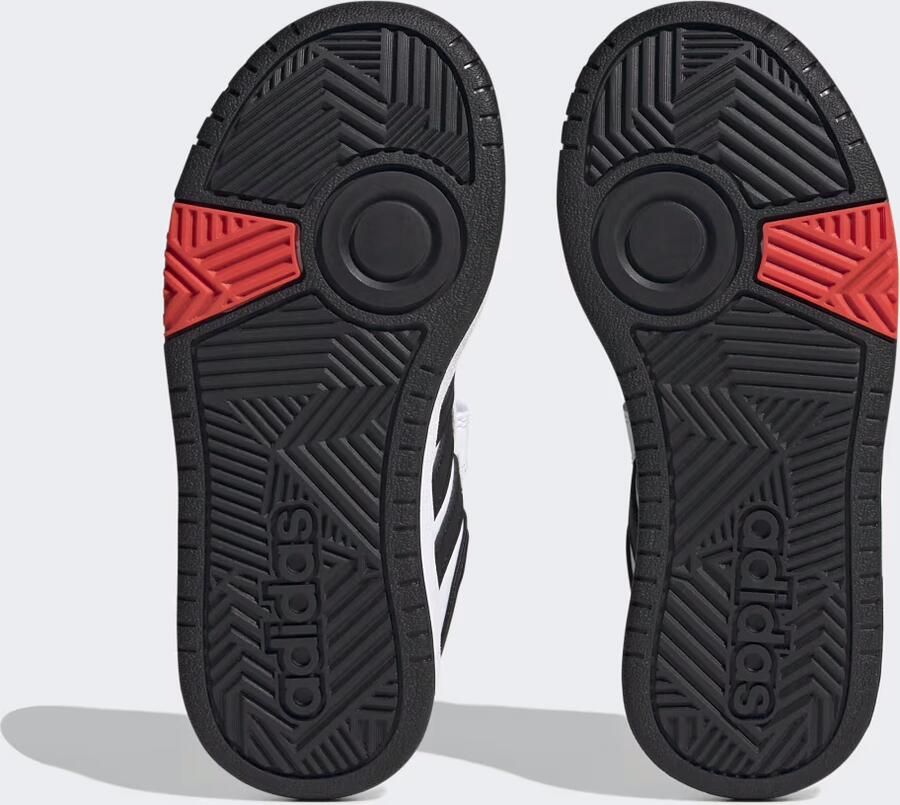 Adidas Originals Hoops sneakers wit zwart rood Imitatieleer 28 - Foto 8