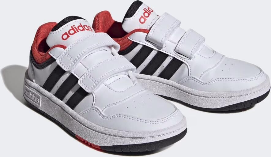 Adidas Originals Hoops sneakers wit zwart rood Imitatieleer 28 - Foto 10