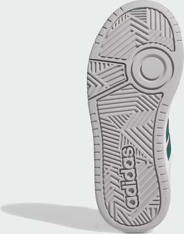 Adidas Hoops 3.0 K sneaker sportschoen kinderen jeugd unisex IG3830 wit groen - Foto 6
