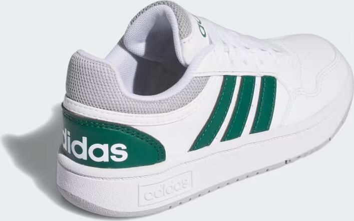 Adidas Hoops 3.0 K sneaker sportschoen kinderen jeugd unisex IG3830 wit groen - Foto 8