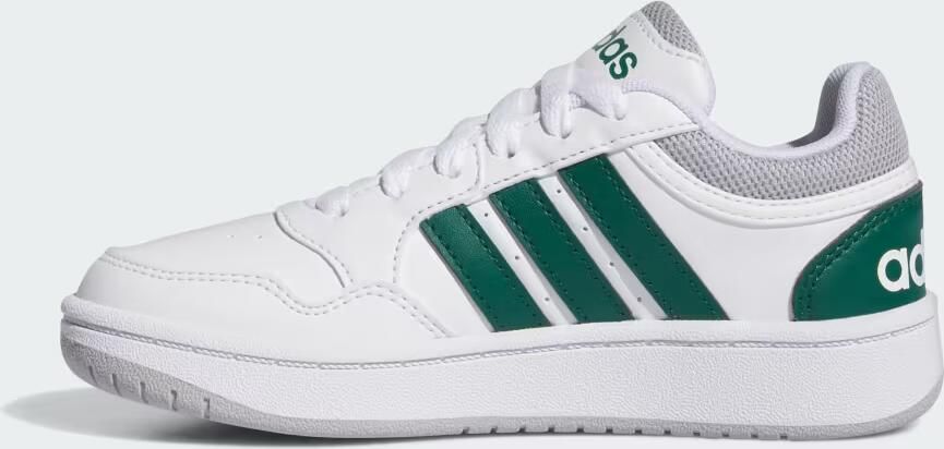Adidas Hoops 3.0 K sneaker sportschoen kinderen jeugd unisex IG3830 wit groen - Foto 7