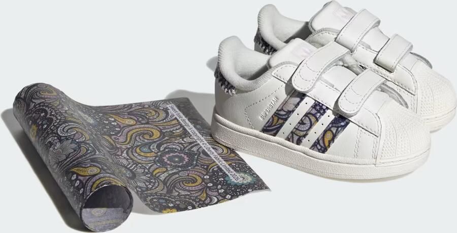 ADIDAS ORIGINALS Sneakers 'Liberty London Superstar II' petrol lavendel donkerlila wit - Foto 9