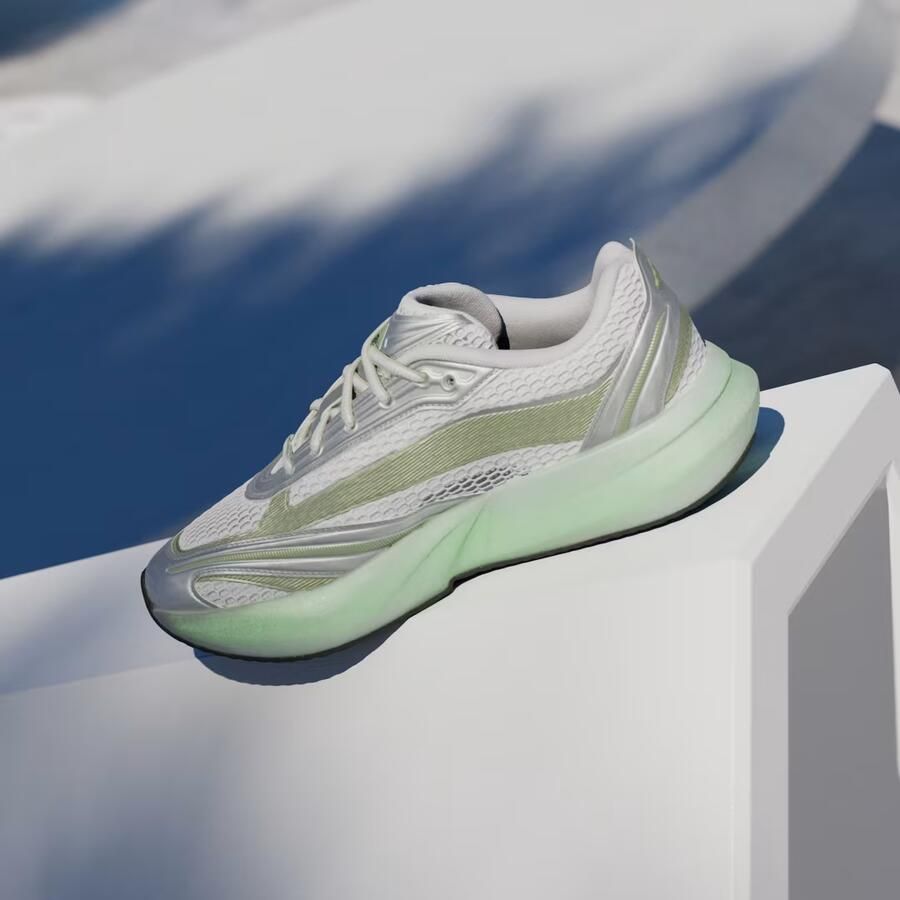 Adidas Sportswear Lightblaze Glow sneakers wit zilvermetallic limegroen - Foto 11