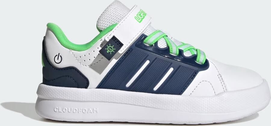Adidas Sportswear Lightorama Court Schoenen Kids Kinderen Wit - Foto 2