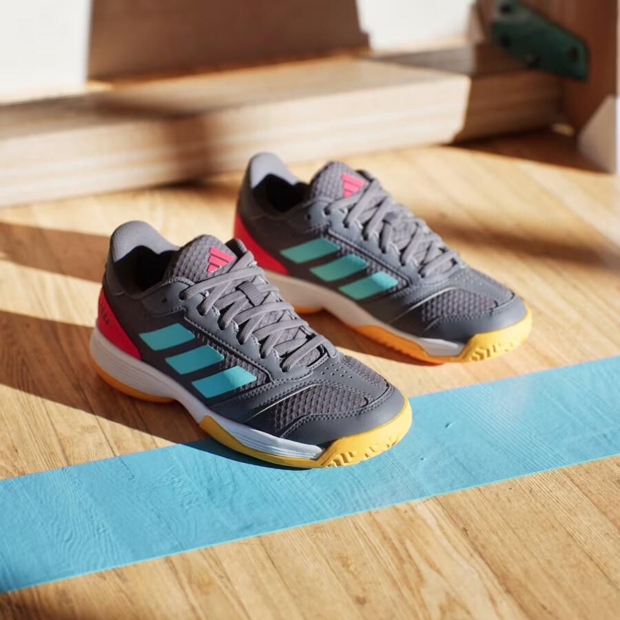 Adidas Perfor ce Ligra 8 Indoor Schoenen Kids Kinderen Grijs - Foto 4