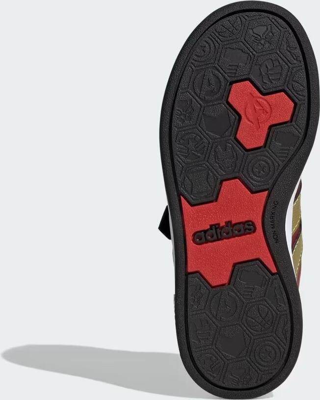 Adidas Sportswear MARVEL AVENGERS GRAND COURT SCHOENEN KIDS Kinderen Rood - Foto 4