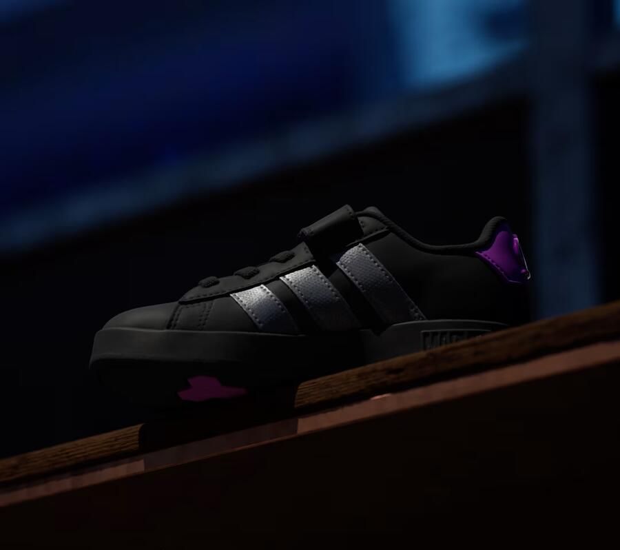 Adidas Sportswear Marvel Avengers Grand Court Schoenen Kids Kinderen Zwart - Foto 8
