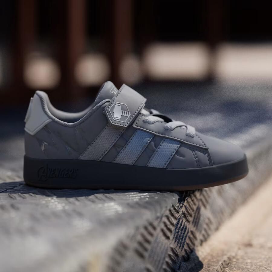 Adidas Sportswear Marvel Avengers Grand Court Schoenen Kids Kinderen Grijs - Foto 4