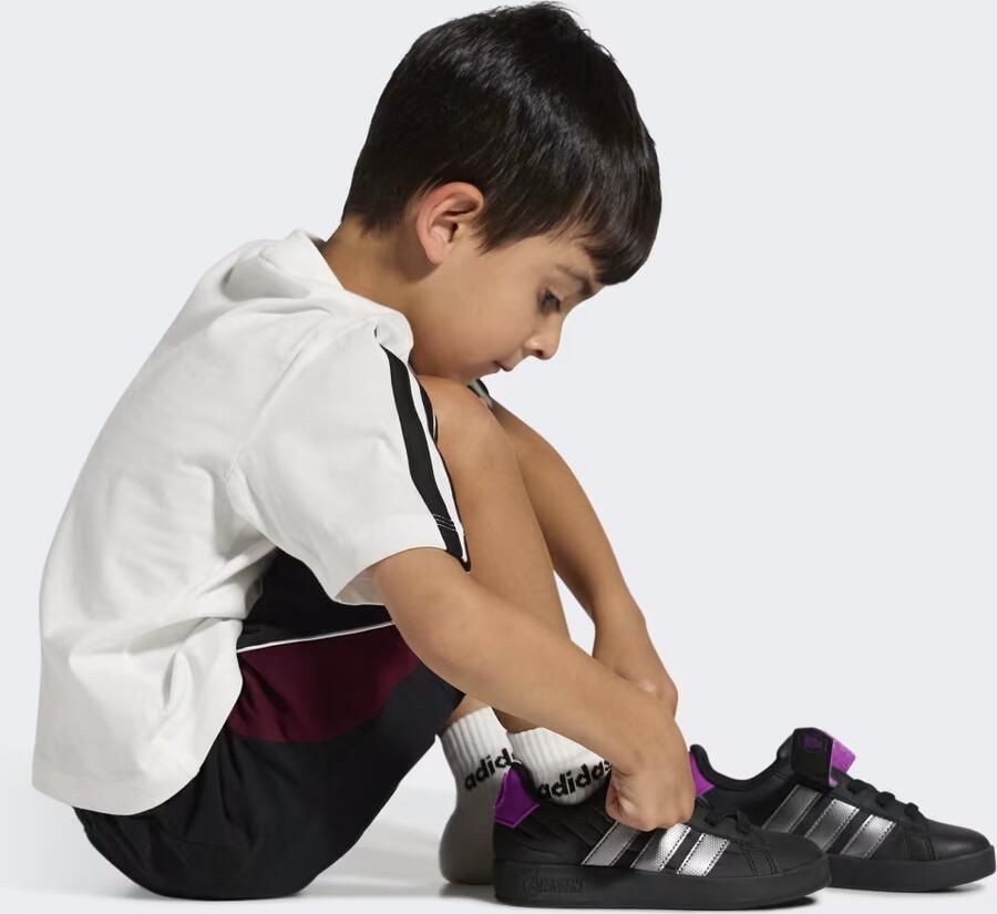 Adidas Sportswear Marvel Avengers Grand Court Schoenen Kids Kinderen Zwart - Foto 7
