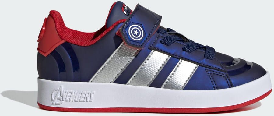 ADIDAS SPORTSWEAR Sneakers 'GRAND COURT CAPT AMERICA' donkerblauw donkerrood zilver