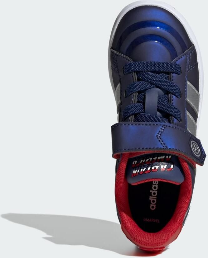 ADIDAS SPORTSWEAR Sneakers 'GRAND COURT CAPT AMERICA' donkerblauw donkerrood zilver - Foto 2