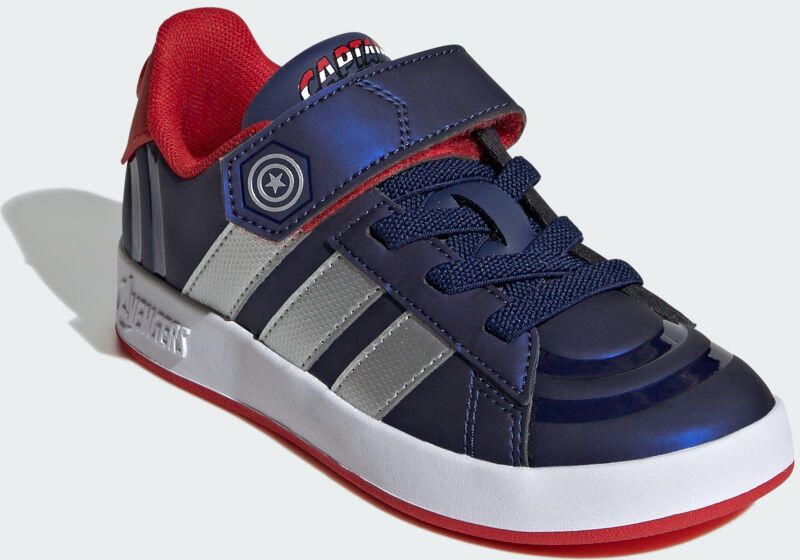 ADIDAS SPORTSWEAR Sneakers 'GRAND COURT CAPT AMERICA' donkerblauw donkerrood zilver - Foto 5