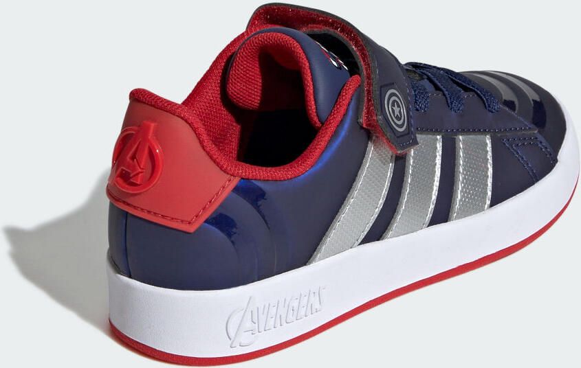 ADIDAS SPORTSWEAR Sneakers 'GRAND COURT CAPT AMERICA' donkerblauw donkerrood zilver - Foto 4