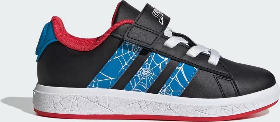 Adidas Sportswear Marvel Spider- Grand Court Schoenen Kids Kinderen Zwart - Foto 4