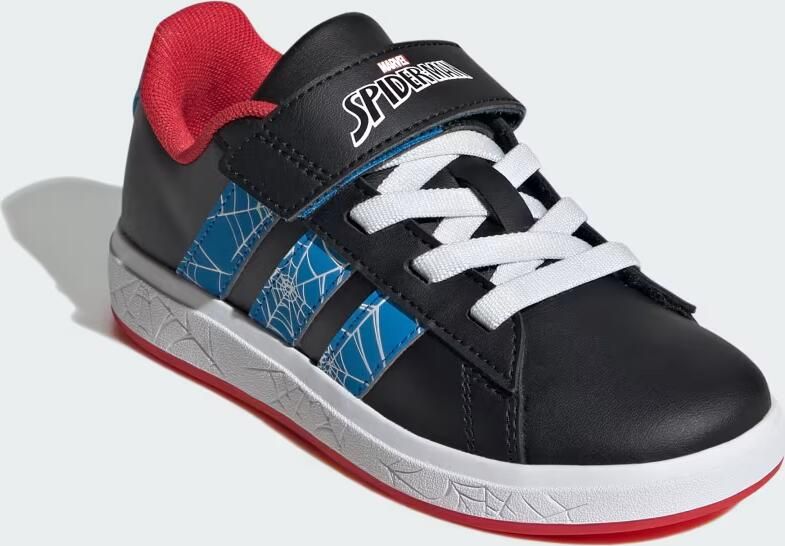 Adidas Sportswear Marvel Spider- Grand Court Schoenen Kids Kinderen Zwart - Foto 8