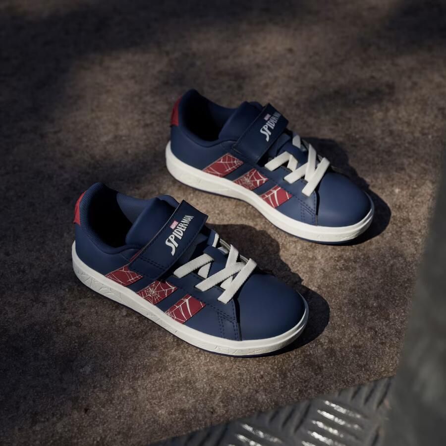Adidas Sportswear Marvel Spider- Grand Court Schoenen Kinderen Blauw - Foto 5
