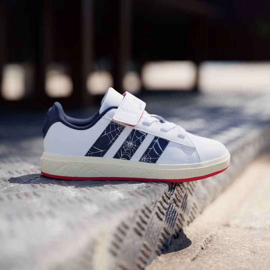 Adidas Sportswear Marvel Spider- Grand Court Schoenen Kids Kinderen Wit - Foto 5