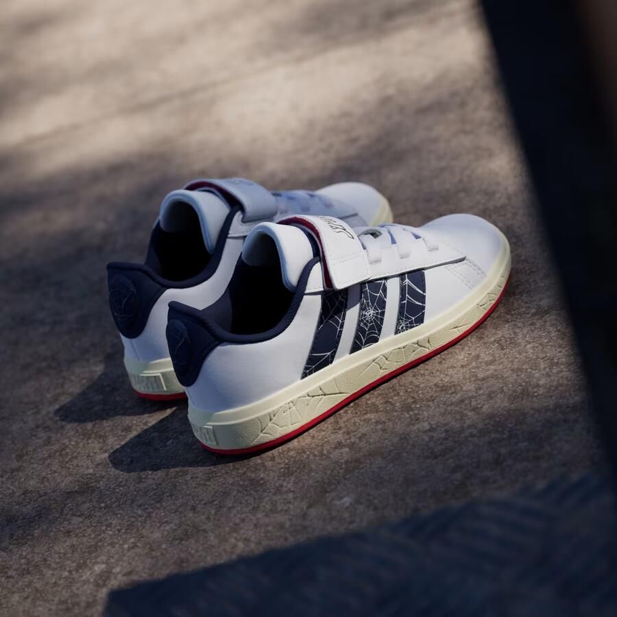 Adidas Sportswear Marvel Spider- Grand Court Schoenen Kids Kinderen Wit - Foto 8
