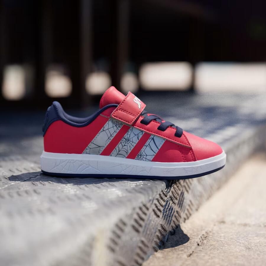 Adidas Sportswear Marvel Spider- Grand Court Schoenen Kids Kinderen Rood - Foto 5