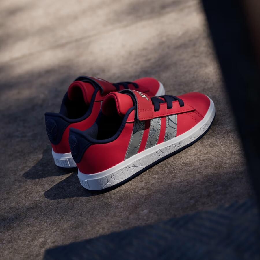 Adidas Sportswear Marvel Spider- Grand Court Schoenen Kids Kinderen Rood - Foto 8