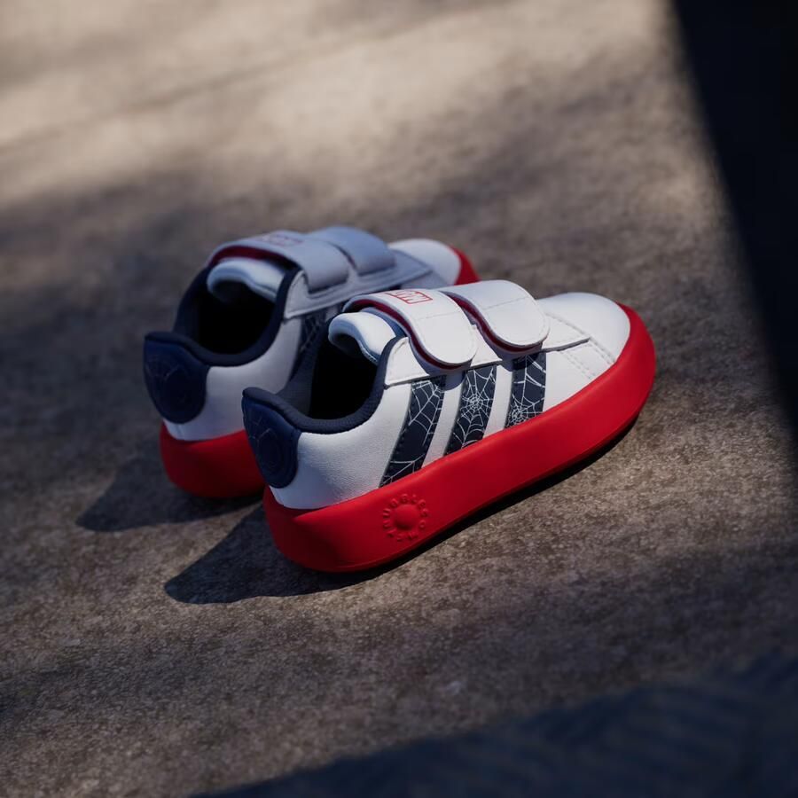 Adidas Sportswear Marvel Spider- Grand Court Schoenen Peuters Kinderen Wit - Foto 7