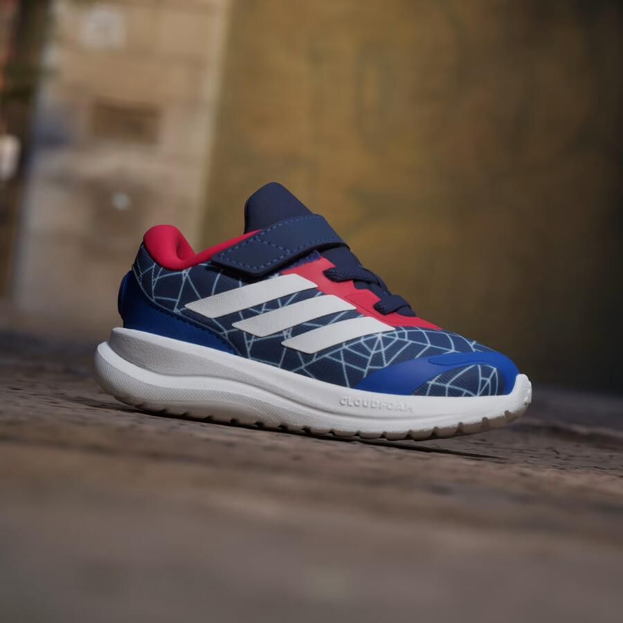 Adidas Sportswear Marvel Spider- Runfalcon 6 Schoenen Peuters Kinderen Blauw - Foto 4