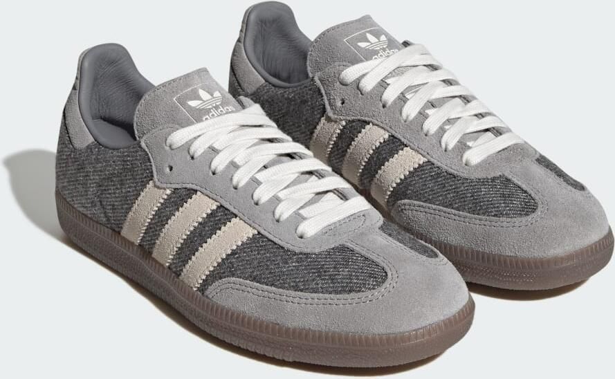 Adidas Samba Sneakers Dames Grijs Leer - Foto 2