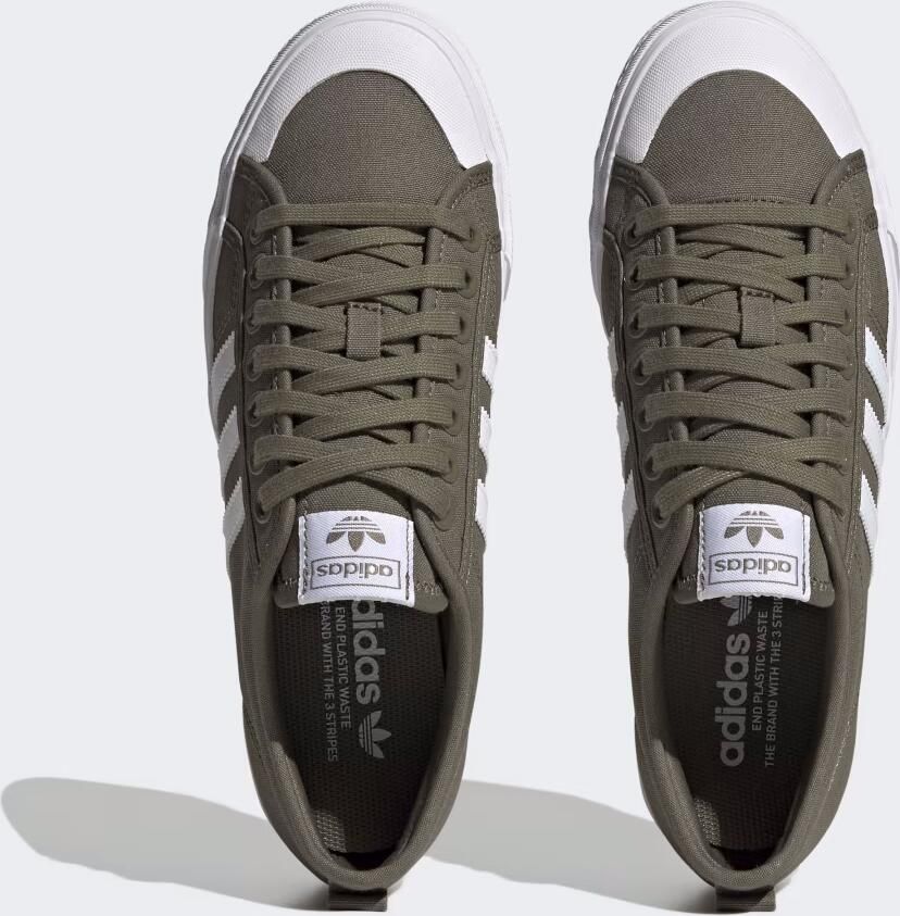 Adidas ORIGINALS Nizza Sneakers Olive Strata Ftwr White Ftwr White Heren - Foto 3