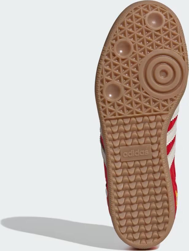 ADIDAS ORIGINALS Sneakers laag 'SAMBA' pasteelgeel donkergroen rood offwhite - Foto 6